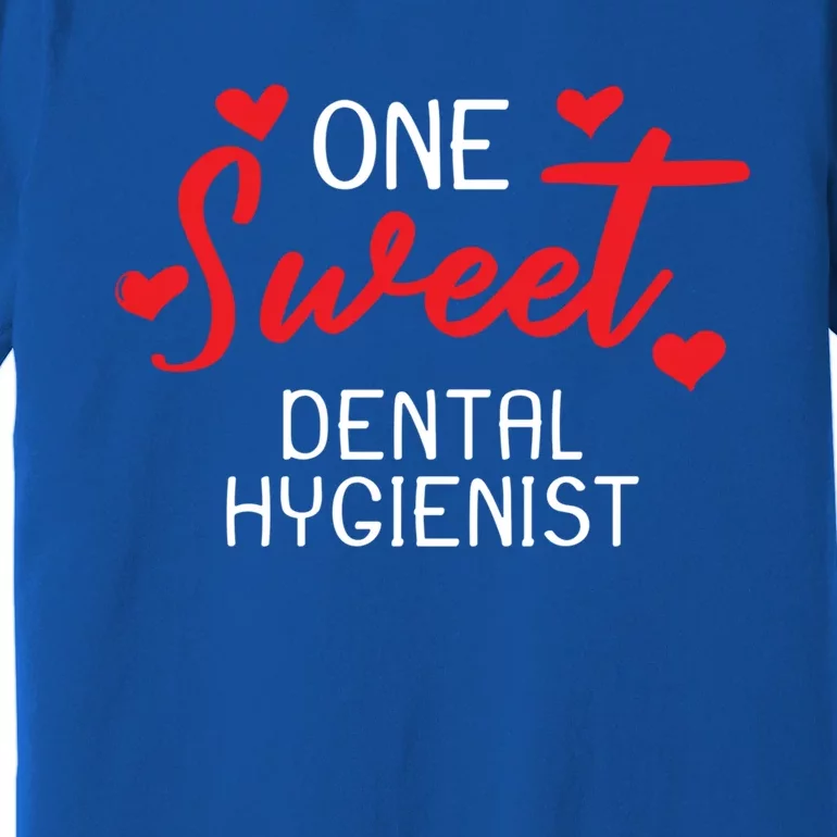 Valentines Day Dental Hygienist Sweet Heart Gift Premium T-Shirt