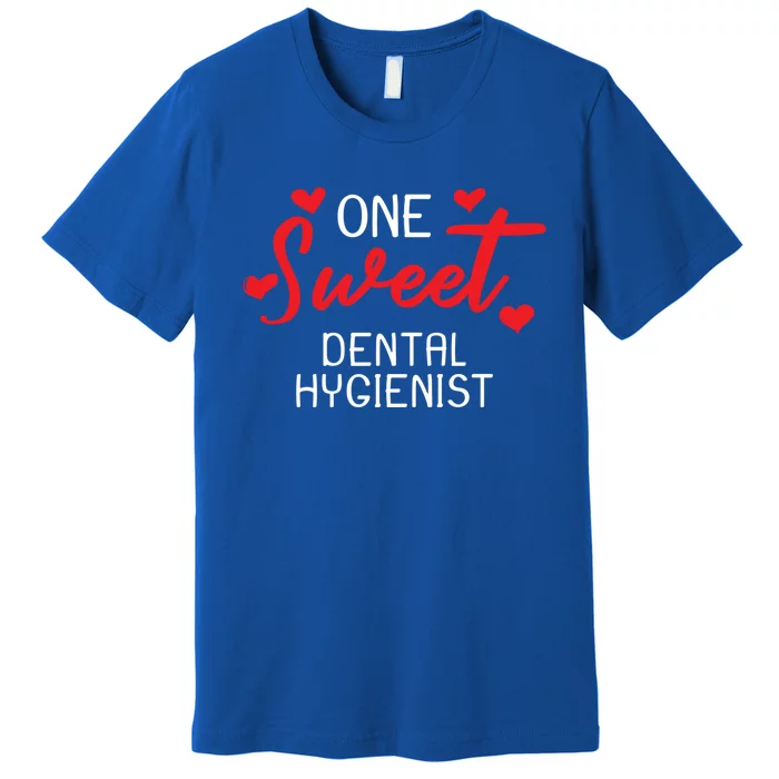 Valentines Day Dental Hygienist Sweet Heart Gift Premium T-Shirt