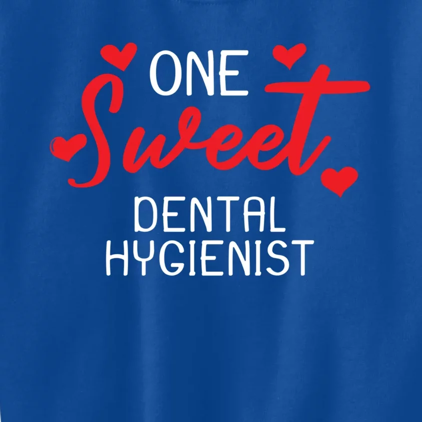 Valentines Day Dental Hygienist Sweet Heart Gift Kids Sweatshirt