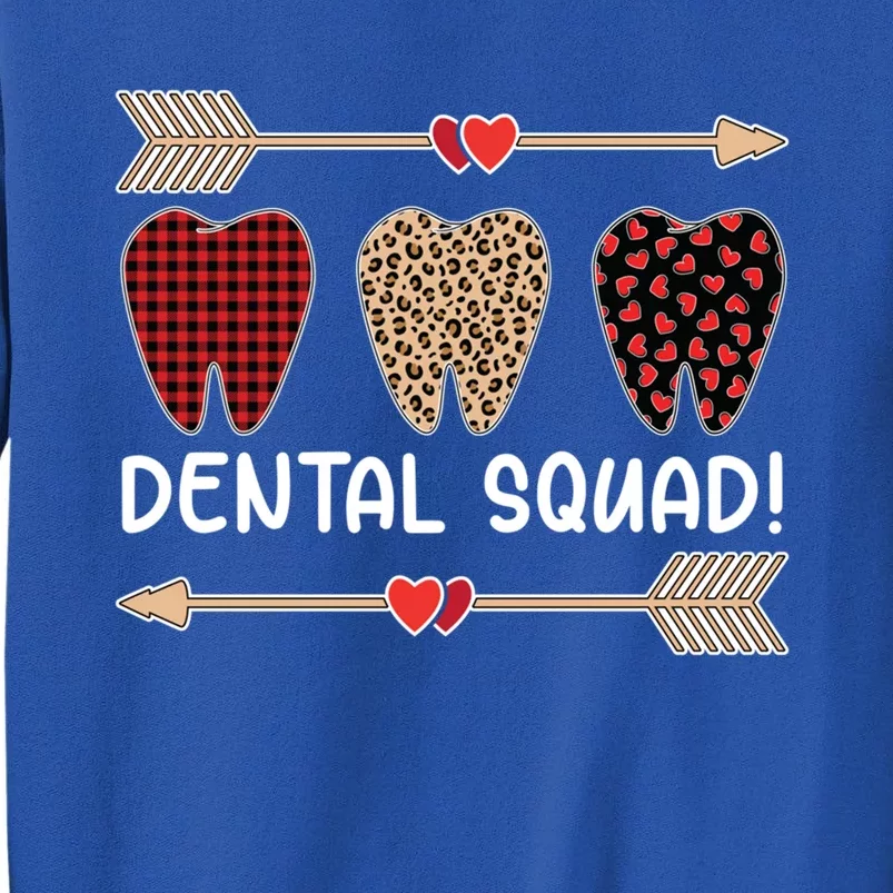 Valentines Day Dental Squad Dental Assistant Teeth Dentist Funny Gift Sweatshirt