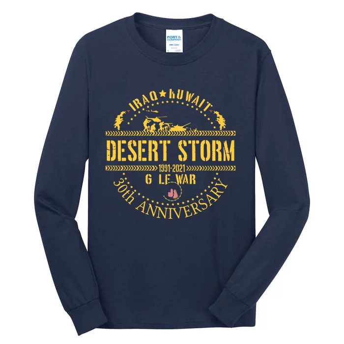 Veterans Day Desert Storm 30th Anniversary 1991 2022 Tall Long Sleeve T-Shirt