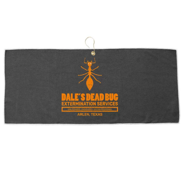 Vintage DaleS Dead Bug Large Microfiber Waffle Golf Towel