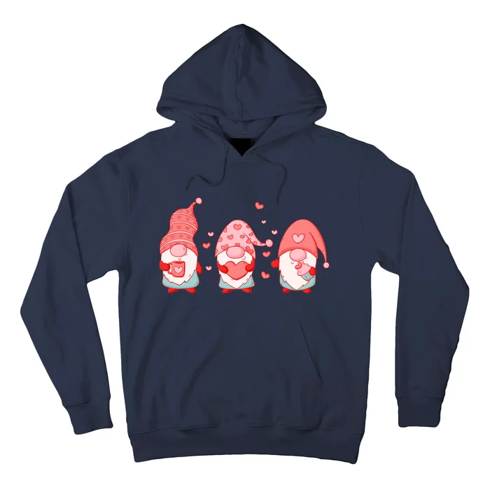 Valentine's Day Design For Wo With Cute Gnomes Hoodie