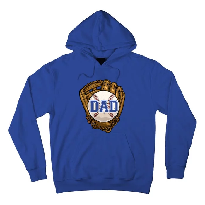 Vintage Dad Dad Funny Baseball Lover Fathers Day Gift Tall Hoodie