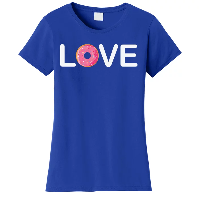 Valentine's Day Donut Love Gift Women's T-Shirt