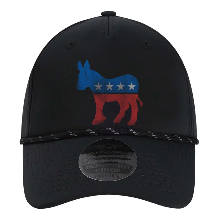 Vintage Democratic Donkey Democrat Gift Performance The Dyno Cap