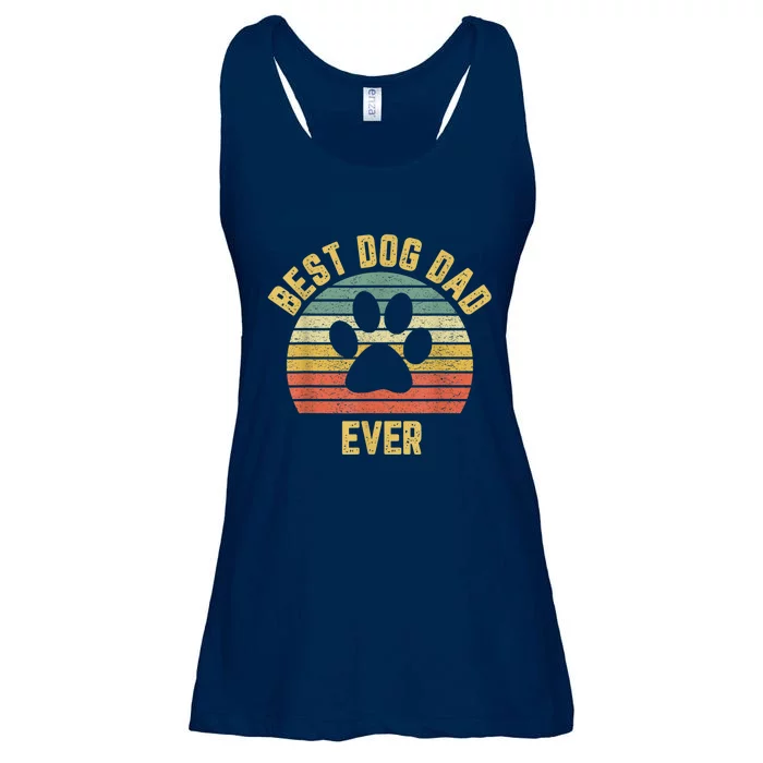 Vintage Dog Dad Cool FatherS Day Gift Retro Ladies Essential Flowy Tank