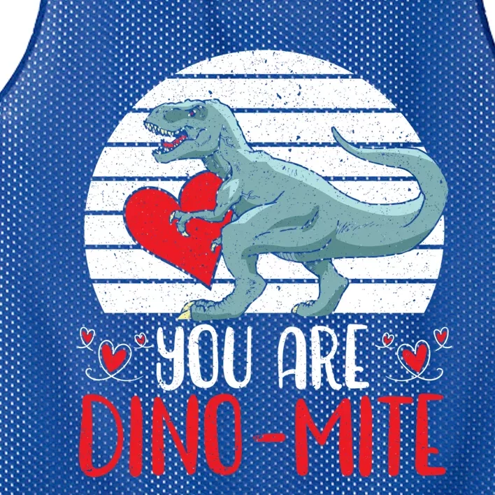 Valentines Day Dinosaur Tcool Giftrex Hearts Day Cupid Gift Mesh Reversible Basketball Jersey Tank