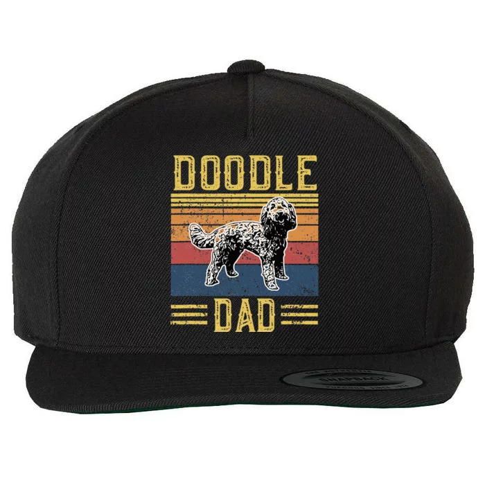 Vintage Doodle Dad Father Aussie Doodle & Goldendoodle Wool Snapback Cap