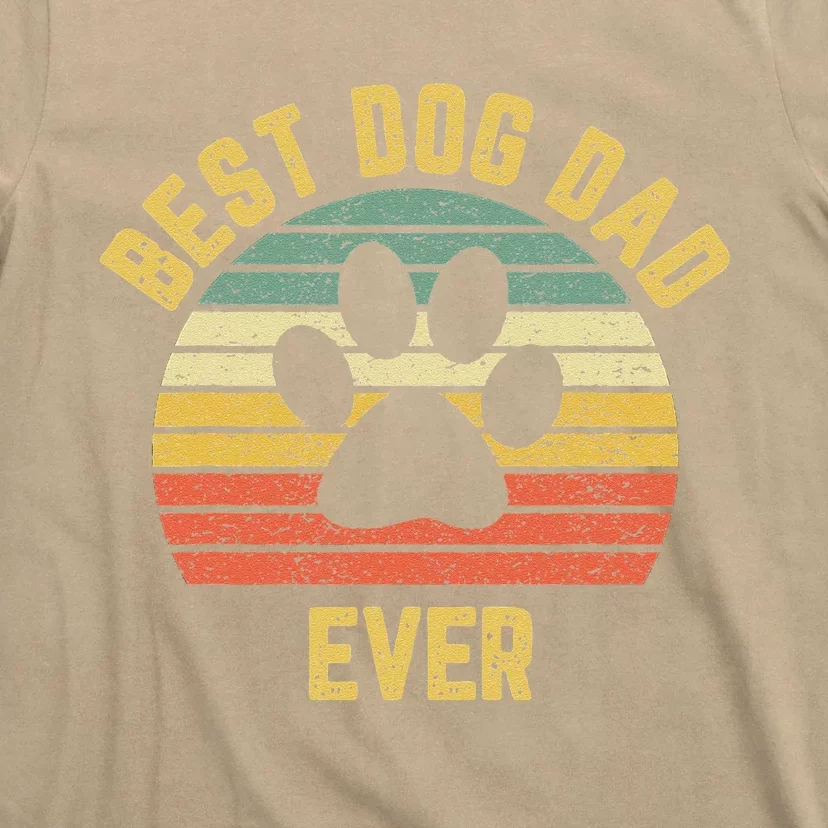 Vintage Dog Dad Cool Fathers Day Gift Retro T T-Shirt