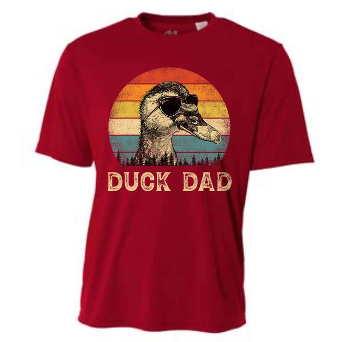 Vintage Duck Dad Duck Lovers Daddy FatherS Day Cooling Performance Crew T-Shirt