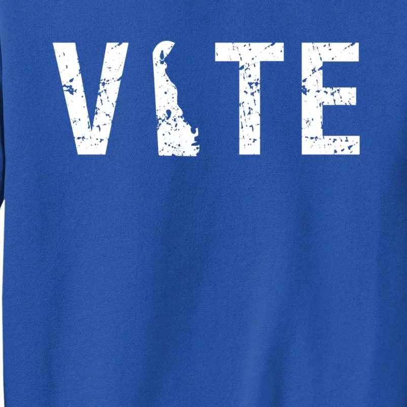 Vote Delaware Election Day State Voting Great Gift Tall Sweatshirt