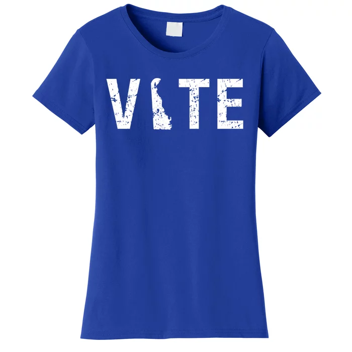 Vote Delaware Election Day State Voting Great Gift Women's T-Shirt