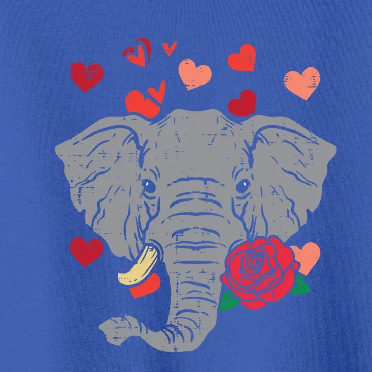 Valentines Day Elephant Cute Animal Cute Gift Toddler T-Shirt