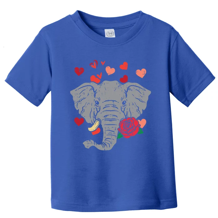 Valentines Day Elephant Cute Animal Cute Gift Toddler T-Shirt