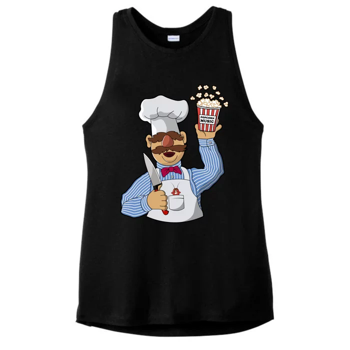 Vert Der Ferk Swedish Chef Ladies Tri-Blend Wicking Tank