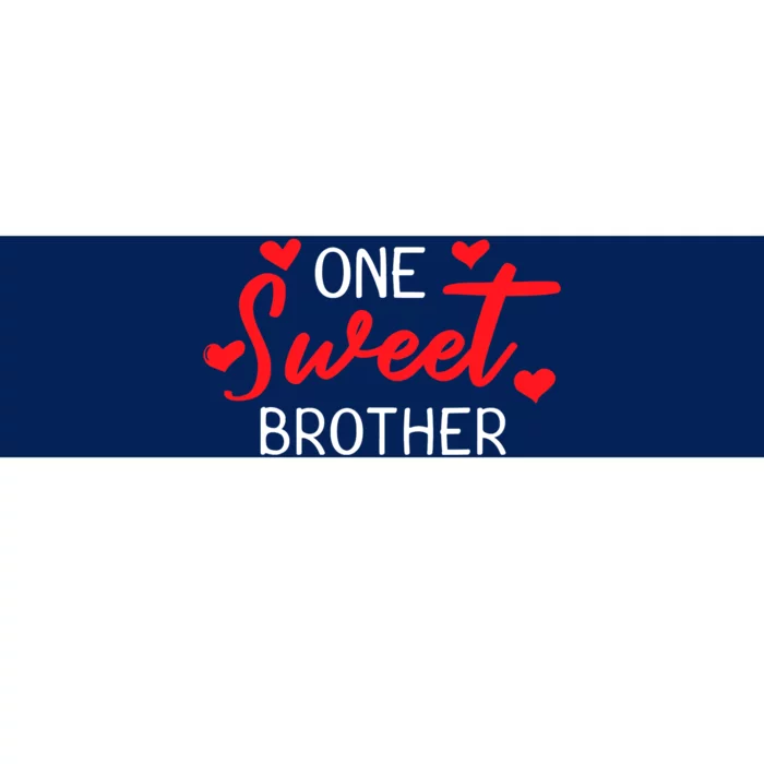 Valentines Day For Brother Matching Family Bumper Sticker