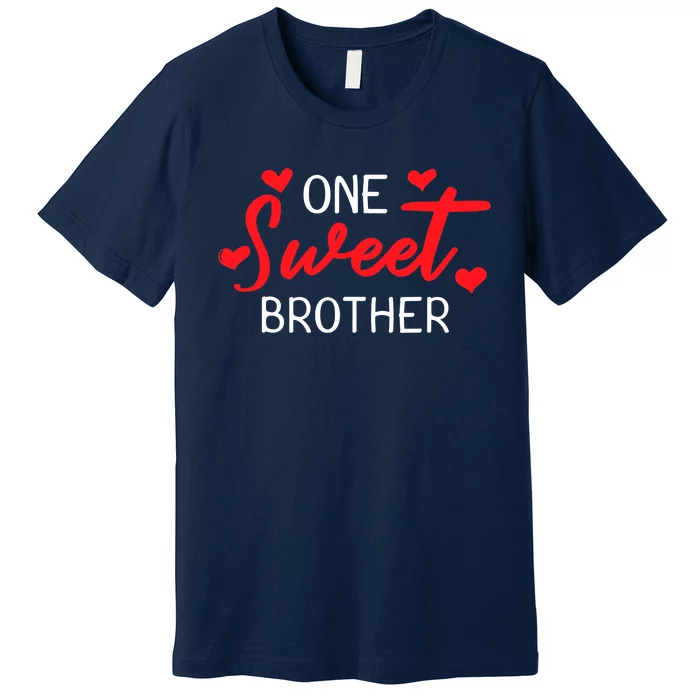 Valentines Day For Brother Matching Family Premium T-Shirt