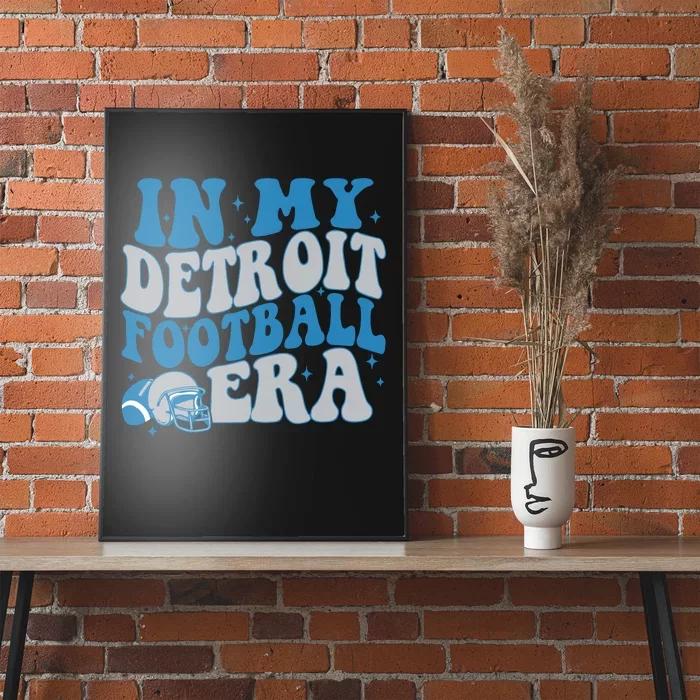 Vintage Detroit Football Poster