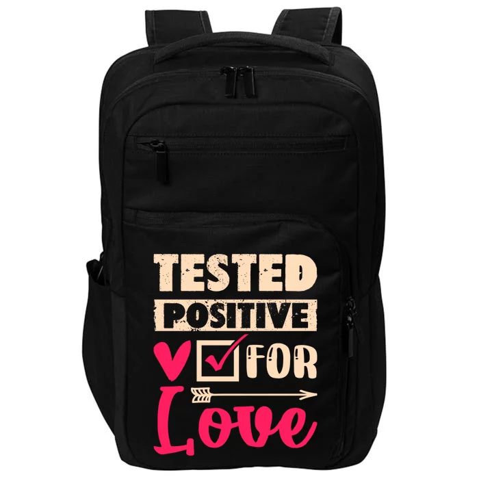 Valentine's Day For Couples Tested Positive For Love Pajama Gift Impact Tech Backpack