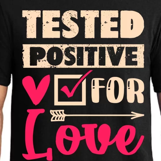 Valentine's Day For Couples Tested Positive For Love Pajama Gift Pajama Set