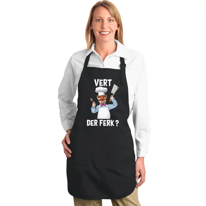 Vert Der Ferk The Swedish Chef Full-Length Apron With Pocket