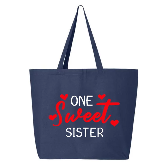 Valentines Day For Sister Matching Family 25L Jumbo Tote