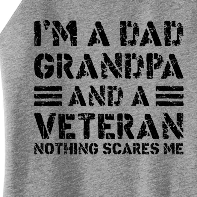 Veterans Day Fathers Day Im A Dad Grandpa Veteran Retro Meaningful Gift Women’s Perfect Tri Rocker Tank