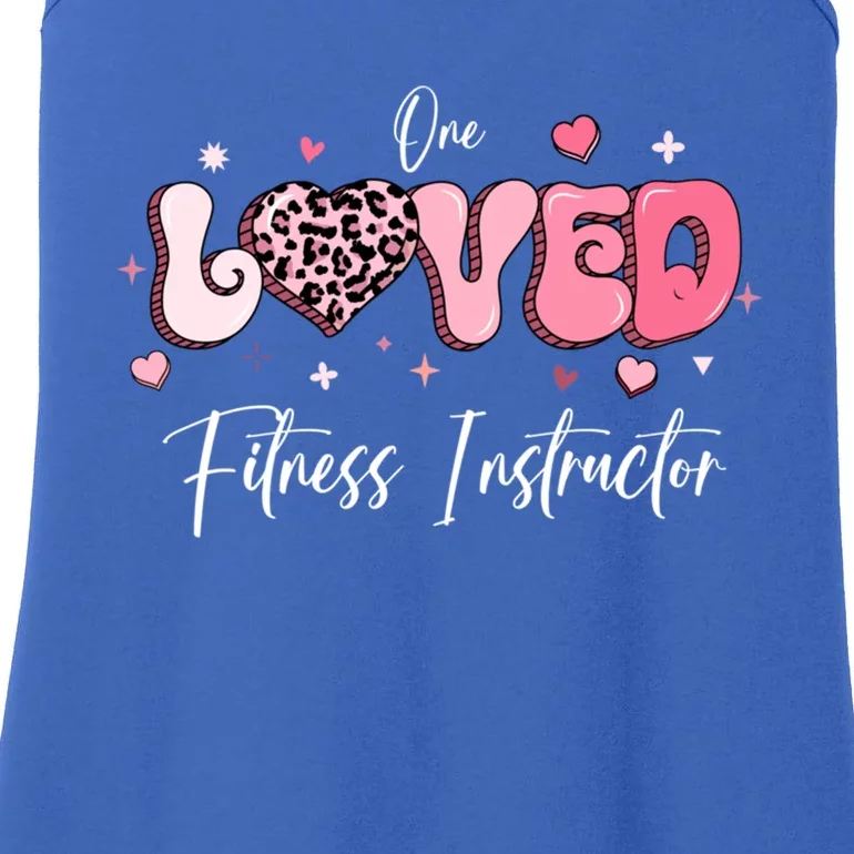 Valentines Day Fitness Instructor Meaningful Gift Ladies Essential Tank