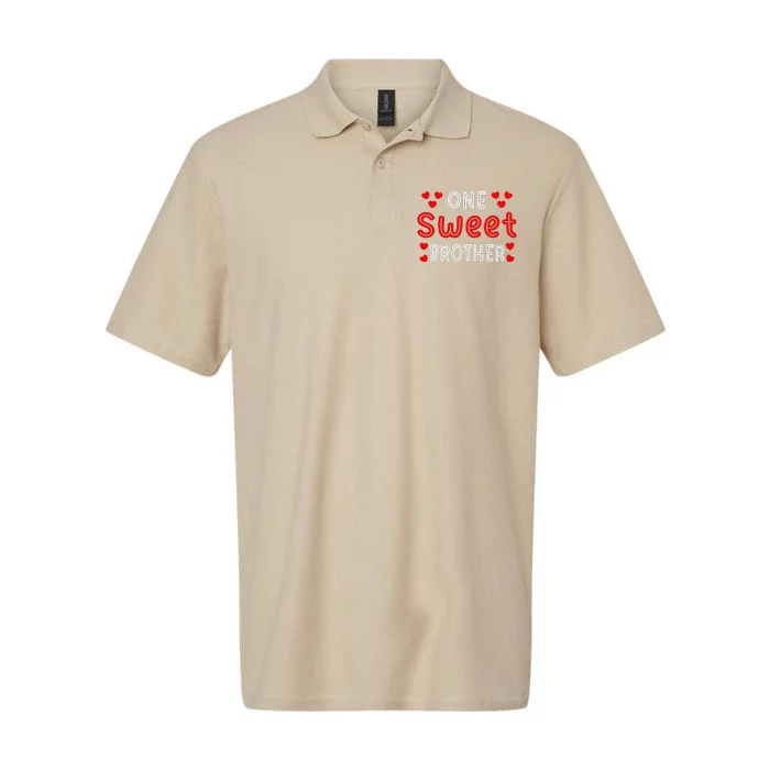 Valentines Day For Brother Matching Family Gift Softstyle Adult Sport Polo