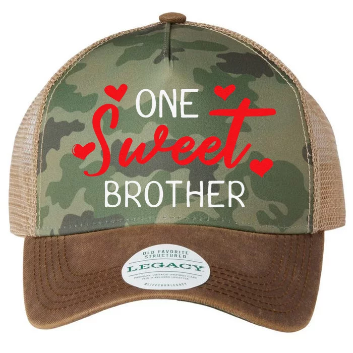 Valentines Day For Brother Matching Family Legacy Tie Dye Trucker Hat