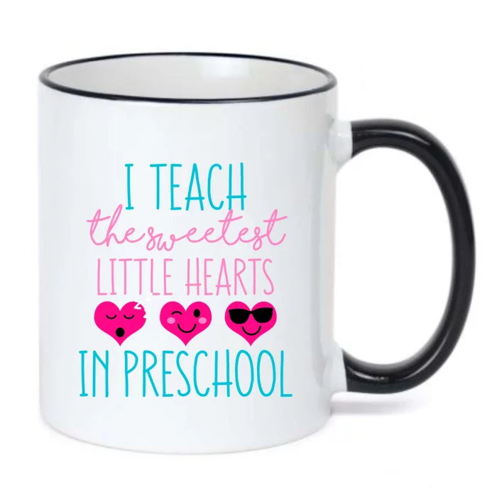 Valentines Day Funny Sayings For Preschool Teacher Cute Gift Black Color Changing Mug