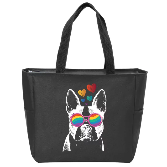 Valentine Dog Funny Valentines Day Zip Tote Bag