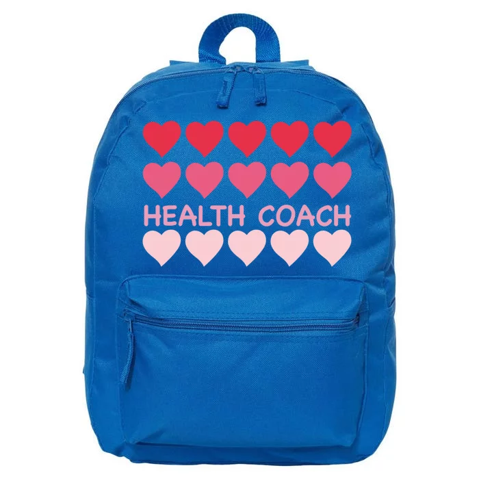 Valentines Day Fitness Health Coach Gift 16 in Basic Backpack