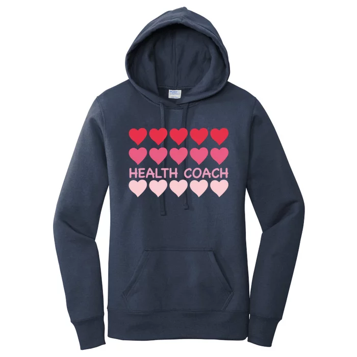 Valentines Day Fitness Health Coach Gift Women's Pullover Hoodie