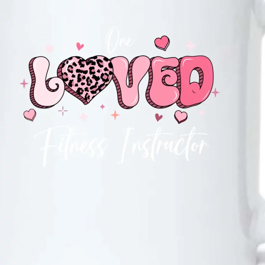 Valentines Day Fitness Instructor Gift Black Color Changing Mug