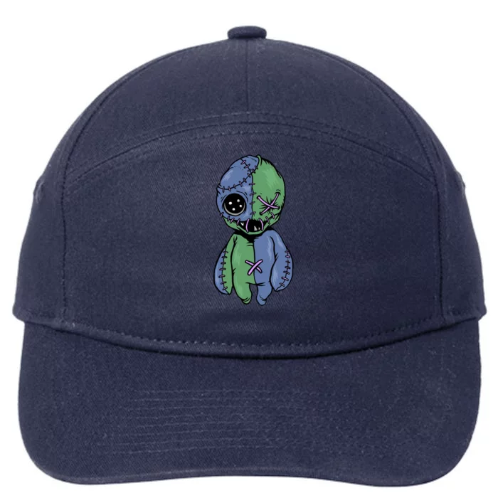 Vodoo Doll Funny Creepy 7-Panel Snapback Hat