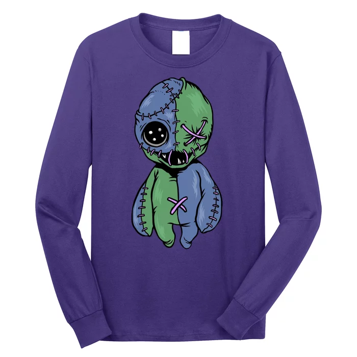 Vodoo Doll Funny Creepy Long Sleeve Shirt