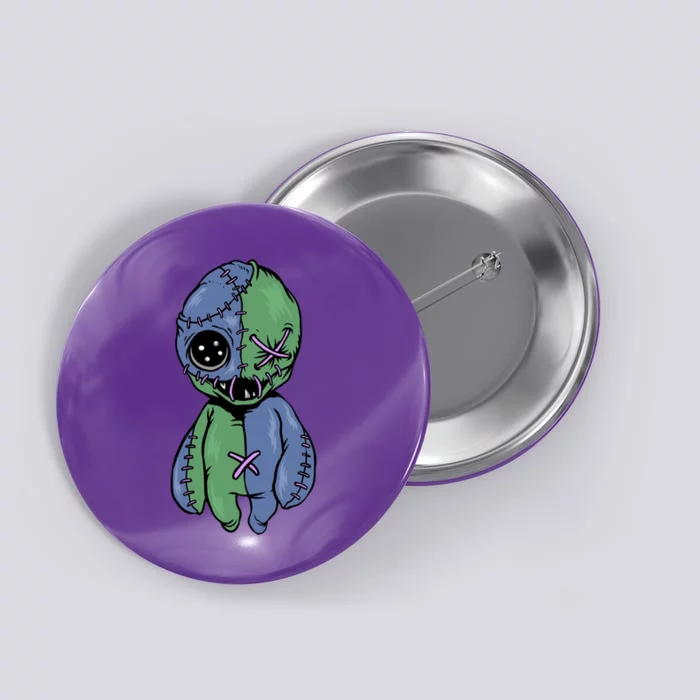 Vodoo Doll Funny Creepy Button