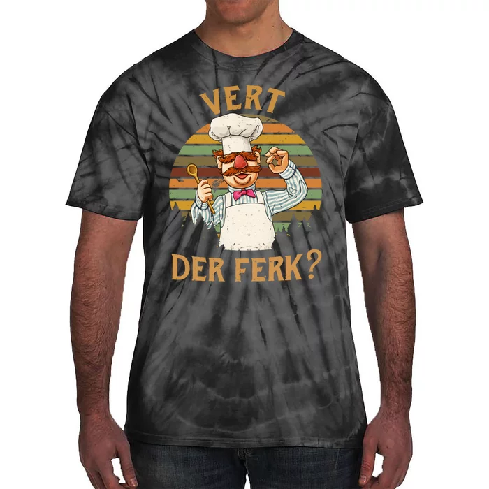 Vert Der Ferk Swedish Chef Vintage Funny Tie-Dye T-Shirt