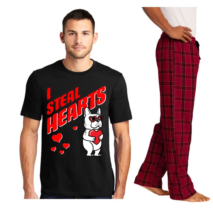 Valentines Day French Bulldog Dog Love Frenchie Lover Gift Pajama Set