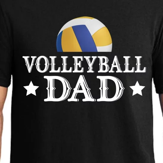 Volleyball Dad Funny Sports Volleyball Lovers Fathers Day Gift Pajama Set