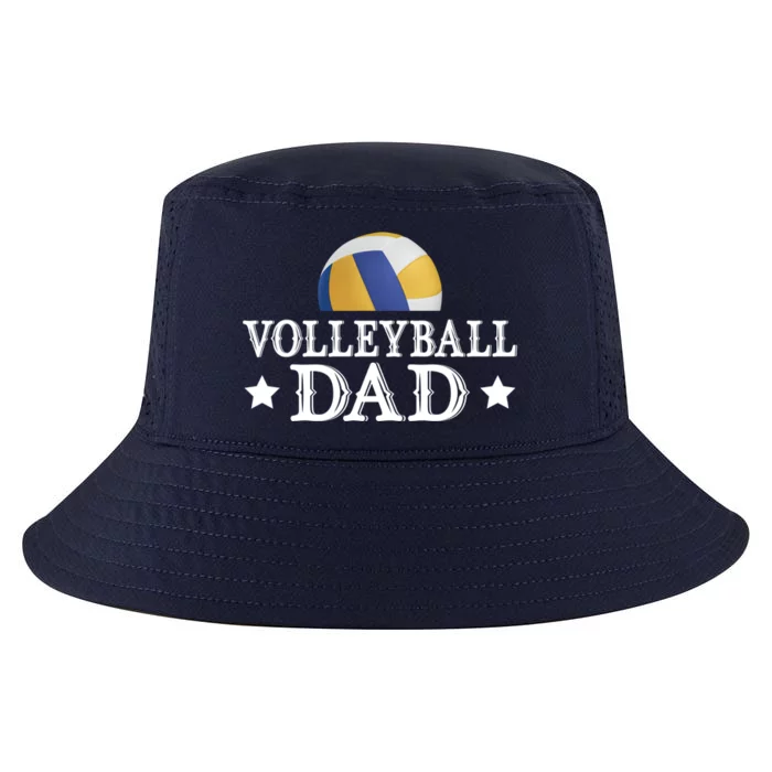 Volleyball Dad Funny Sports Volleyball Lovers Fathers Day Gift Cool Comfort Performance Bucket Hat