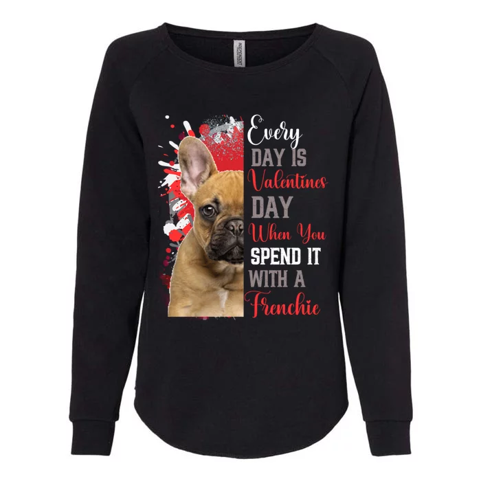 Valentines Day Frenchie Mom Mother French Bulldog Mum Mummy Great Gift Womens California Wash Sweatshirt