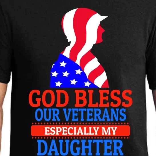 Veteran Daughter For Proud Dad Or Mom Meaningful Gift Pajama Set