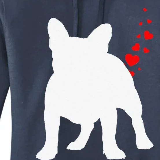 Valentines Day Frenchie Dog Owner Heart Dog Farts Gift Women's Pullover Hoodie