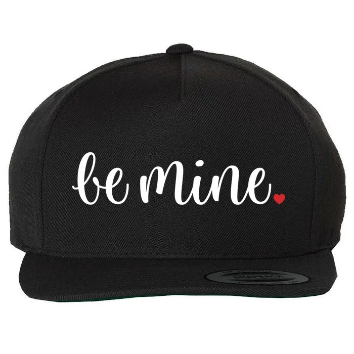 Valentines Day Funny Gift Be Mine Heart Gift Wool Snapback Cap