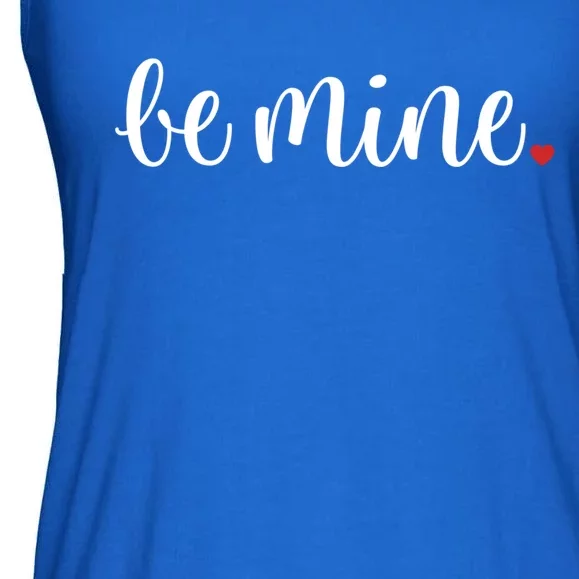 Valentines Day Funny Gift Be Mine Heart Gift Ladies Essential Flowy Tank