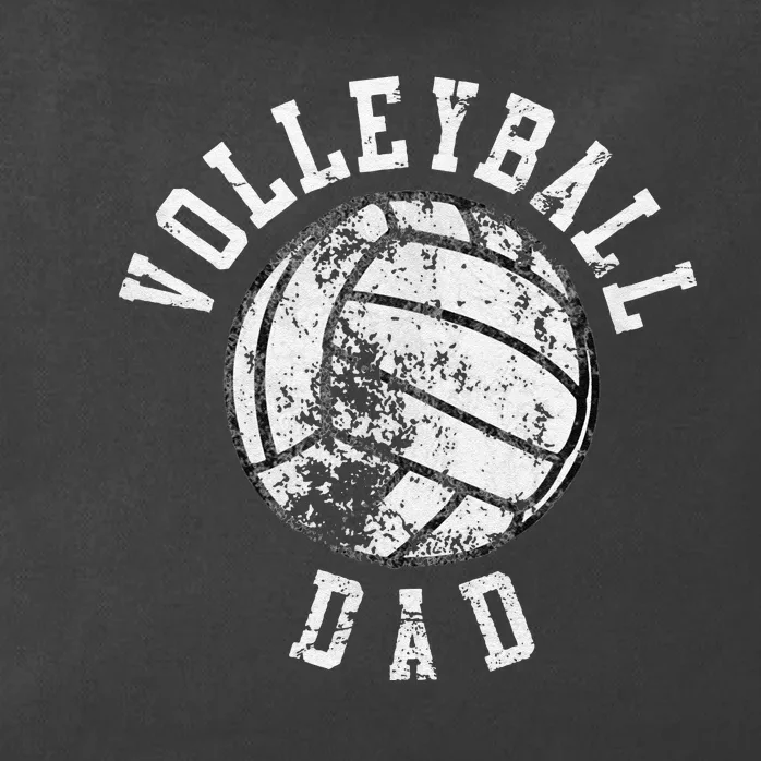 Volleyball Dad Father Beach Volleyball Player Father's Day Zip Tote Bag