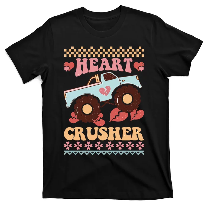 Valentine's Day Funny Heart Crusher Ugly Sweater T-Shirt